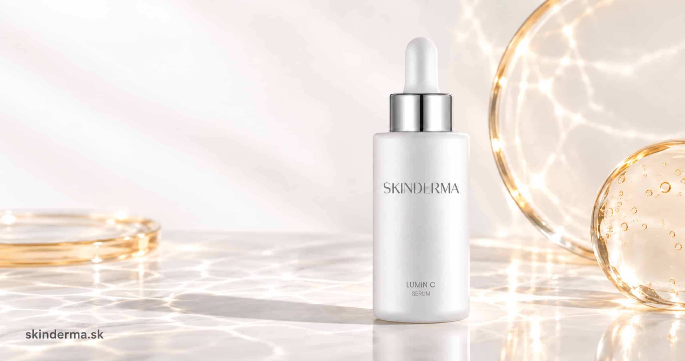 Lumin C Sérum Skinderma s označením skinderma.sk